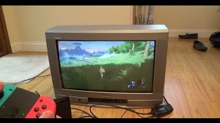 How to Connect Nintendo Switch to old TV with SCART quick version [upl. by Pepe410]