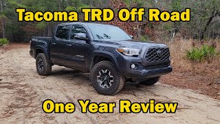 2022 Toyota Tacoma TRD Off Road 1 Year Review [upl. by Syhr726]