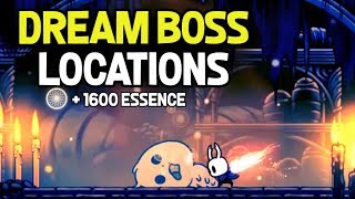 Hollow Knight Dream Boss Locations for 1600 Essence [upl. by Nico145]