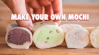 4 Ingredient Homemade Mochi Ice Cream [upl. by Quenna]