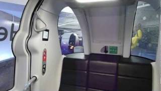 NEW Heathrow POD cars  full ride from London Heathrow Airports Terminal 5 to Business Car Park B [upl. by Annyl]