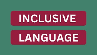 The Importance of Inclusive Language with Jackie Ferguson [upl. by Aneled973]