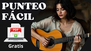 Punteo Fácil para principiantes en la guitarra [upl. by Atnuahc]