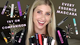 EVERY Essence MASCARA  Testing ALL 23 ESSENCE Mascaras [upl. by Pelaga]