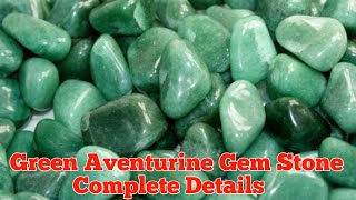 Green Aventurine Gemstone Complete Details [upl. by Allimaj142]