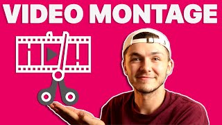 How to make a video montage online  FAST amp EASY [upl. by Ecirtaed]