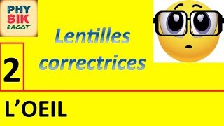 Optique géométrique loeil Partie 2 [upl. by Nesyaj]