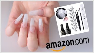 Testing a Fiberglass Nail Kit from Amazon [upl. by Grimonia]