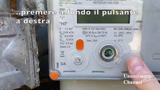 Siconia EF4 Evo autolettura contatore gas [upl. by Nimref]