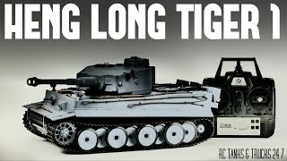 TIGER 1 Heng Long 116 RC Tank  Full Review [upl. by Julia]