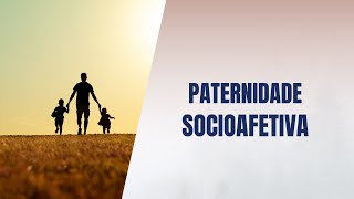 Paternidade socioafetiva [upl. by Crystie787]