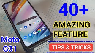 Moto G31 Tips amp Tricks  40 Spacial Features  Motorola G31 [upl. by Hyacinthie723]