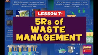 5Rs OF WASTE MANAGEMENT  SCIENCE 5 [upl. by Dart]