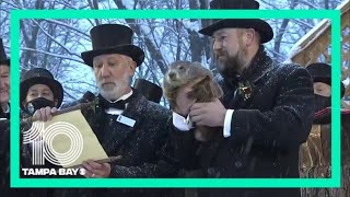 LIVE Groundhog Day forecast from Punxsutawney Phil [upl. by Ahsirek50]