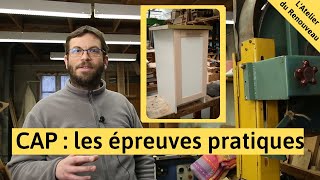 CAP menuisier  épreuves pratiques [upl. by Esilehs]