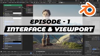 Blender Tamil Tutorial  Episode1 Interface amp Viewport  Arun SV [upl. by Raval171]