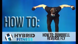 How to Dumbbell Reverse Fly [upl. by Letitia]