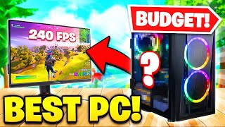 The BEST BUDGET Gaming PC To Buy For Fortnite HIGH FPS  Fortnite Tips amp Tricks [upl. by Phene]