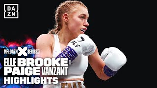 Fight Highlights  Elle Brooke vs Paige VanZant [upl. by Berny837]