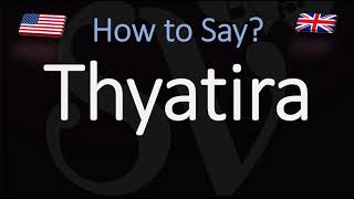 How to Pronounce Thyatira CORRECTLY [upl. by Isnam]