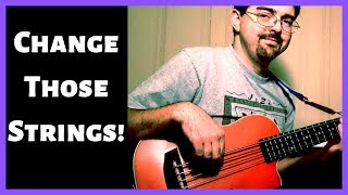 UBass String Changing Tutorial Flatwound Strings [upl. by Ezalb338]