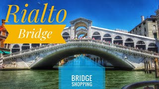 The famous Rialto Bridge  Venice  Italy [upl. by Eilak169]