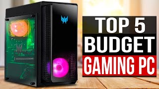 TOP 5 Best Budget Gaming PC 2024 [upl. by Tillinger736]