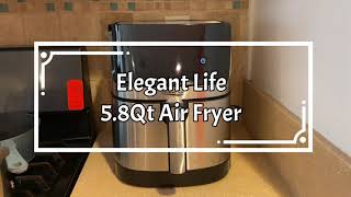 Elegant Life 58 Quart Air Fryer [upl. by Ezar]