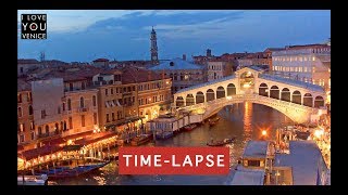 Rialto Bridge Timelapse 24h  Venice in Motion [upl. by Beitnes]