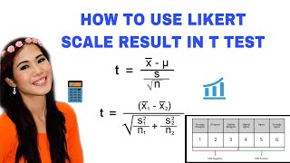 HOW TO USE LIKERT SCALE RESULT IN T TEST [upl. by Akinehs]