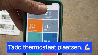 Hoe plaats je een Tado slimme thermostaat [upl. by Conall119]