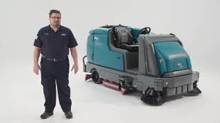 M17 SweeperScrubber and T17 Scrubber  Demonstration  Tennant Company [upl. by Annairol]