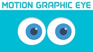 PowerPoint Animation Tutorial Motion Graphic Cartoon Eye [upl. by Deach]