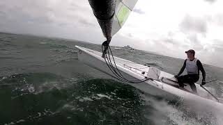 RS Aero blast in gusts of 40 knots [upl. by Mada]