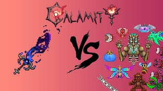 GALAXIA VS VANILLA Terraria Bosses MELEE Weapon  5 [upl. by Eanwahs]