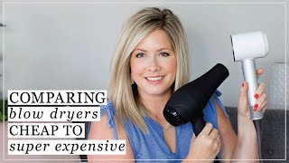 Comparing Blow Dryers cheap to SUPER expensive [upl. by Gurolinick755]