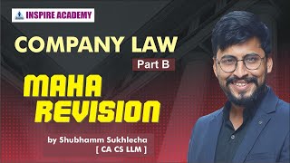 Company Law  Maha Revision  Part B  for December 2020 [upl. by Petras119]