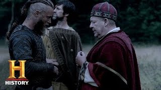 Vikings Ragnar Speaks with King Ecberts Men  History [upl. by Thirza496]