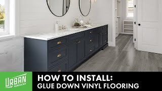 How to Install Glue Down Vinyl Floor [upl. by Lena]