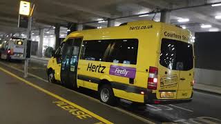 London Heathrow T5 how to get to Shuttle bus for Car Rentals  Car Rental [upl. by Ethelda]