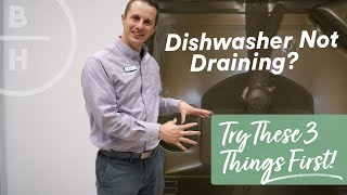 Dishwasher not Draining  Easy Fix [upl. by Quiteris]