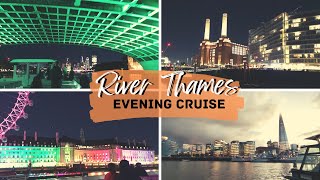 RIVER THAMES EVENING CRUISE EXPERIENCE  London England [upl. by Hoshi154]