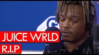 RIP Juice WRLD  best of his legendary freestyles on Westwood [upl. by Admana837]