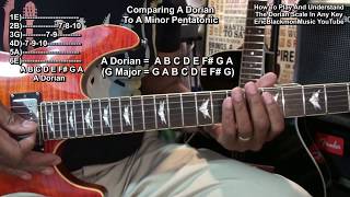 Understanding And Playing The DORIAN SCALE In ANY KEY Guitar Lesson EricBlackmonGuitar [upl. by Ailee]