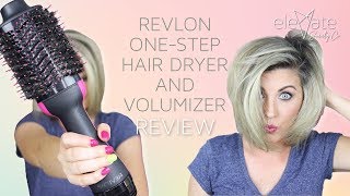 REVLON VOLUMIZING HAIR DRYER 🌟 OneStep Volumizer Hair Dryer Salon Pro Collection Review [upl. by Ceciley]