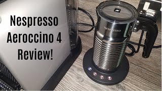 Nespresso Aeroccino 4 Milk Frother Review  Worth upgrading from the Aeroccino 3 [upl. by Aurore]