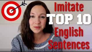 How to Pronounce TOP 10 English Sentences [upl. by Enimzzaj]