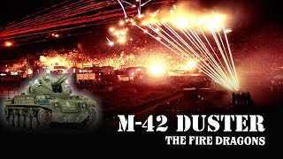 M42 Duster  The Fire Dragons in the Vietnam War [upl. by Ahseken711]