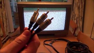 Connecting Nintendo Switch via Composite AV to OLD CRT Television [upl. by Birch]