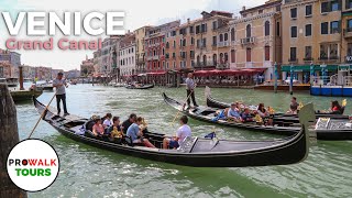 Venice Italy  Grand Canal and Rialto Bridge Walking Tour 4K60fps [upl. by Ihana377]